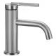Смеситель для умывальника Rea Argon Brush Nickel Low REA-B6449 матовая сталь