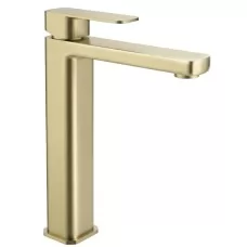 Смеситель для умывальника Rea Arlo Brush Gold REA-B0977 матовое золото