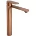 Смеситель для умывальника Rea Drop Brush Copper High REA-B8972 матовая медь