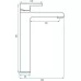Смеситель для умывальника Rea Melia white gold REA-B2709 белый / золотой