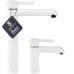 Смеситель для умывальника Rea Melia white gold REA-B2708 белый / золотой