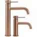 Смеситель для умывальника Rea Lungo Grip Brush Copper high REA-B8988 матовая медь