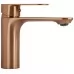 Смеситель для умывальника Rea Drop Brush Copper low REA-B6381 матовая медь