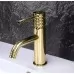 Смеситель для умывальника Rea Lungo Diamond Gold Low REA-B8993 глянцевое золото