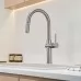 Смеситель для кухни Rea Fresh High BRUSH NICKEL REA-B6330 матовая сталь