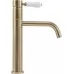 Смеситель для умывальника Rea Serra Brush Gold low REA-B1144 золото матовое
