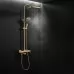 Душевая система Rea Arlo Brush Gold REA-P7441 матовое золото