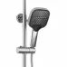 Душевая система Rea Arlo Brush Nickle REA-P7340 матовая сталь