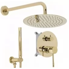 Душевая система Rea Lungo Diamond Gold REA-P6964 глянцевое золото