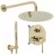 Душевая система Rea Lungo Diamond Gold REA-P6964 глянцевое золото