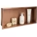 Полка встраиваемая Rea bathroom shelf 30x60 brush copper REA-05609 матовая медь