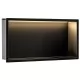 Полка встраиваемая Rea LED black REA-08541 30x60 черный