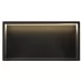 Полка встраиваемая Rea LED black REA-08541 30x60 черный