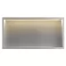 Полка встраиваемая Rea LED steel brush REA-08544 30x60 матовая сталь