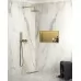 Полка встраиваемая Rea LED brush gold REA-08543 30x60 матовое золото