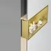 Полка встраиваемая Rea LED brush gold REA-08543 30x60 матовое золото