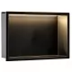 Полка встраиваемая Rea LED black REA-08546 30x45 черный