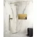 Полка встраиваемая Rea LED brush gold REA-08545 30x45 матовое золото