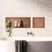 Полка встраиваемая Rea bathroom shelf 30x60 brush copper REA-05609 матовая медь