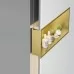Полка встраиваемая Rea LED brush gold REA-08545 30x45 матовое золото