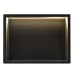 Полка встраиваемая Rea LED black REA-08546 30x45 черный