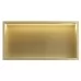Полка встраиваемая Rea LED brush gold REA-08543 30x60 матовое золото