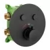 Душевая система Rea Lungo Miler Black REA-P6713 черный матовый