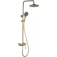 Душевая система Rea Rebel gold matt REA-P2414 золото матовое