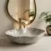 Умывальник Rea Pearl Ruststone REA-U0620 50х38 имитация камня
