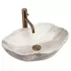 Умывальник Rea Pearl Saturn REA-U0618 50х38 бежевый матовый