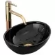 Умывальник Rea Sofia Mini Black REA-U8013 35x27 черный