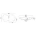 Умывальник Rea Infinity REA-U3607 62x33 белый глянец