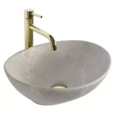 Умывальник Rea Sofia BEIGE MATT REA-U6360 41x34,5 бежевый матовый