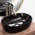 Умывальник Rea Amelia black marble shiny REA-U8000 48x34,5 черный под мрамор
