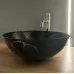Умывальник Rea Stella Black Marble Brush REA-U9086 35x35 черный мрамор