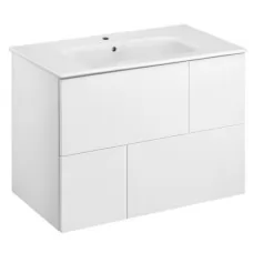 Тумба Roca Pilar 80см 857669472 + 32799C000 белый матовый