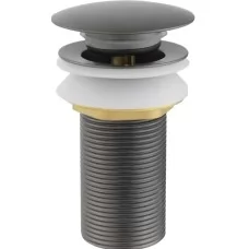 Донный клапан Roxen PD02GM (gunmetal) без перелива оружейная сталь