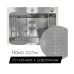 Кухонная мойка Frap FS5050 Decor-Сатин