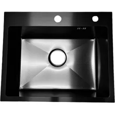 Кухонная мойка Asteria A5545NB-D Decor-Черный