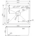 Кухонная мойка Asteria A5545NB-D Decor-Черный