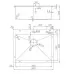 Кухонная мойка Asteria A6050GL-D Decor-Золото