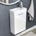 Тумба Vela Верона мини 36П 36x17.5 правая с умывальником CeramaLux 36,5x18 9272L белый