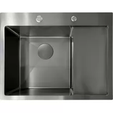 Кухонная мойка Stellar ST6550NB-RL-D PREMIUM Decor-Черный