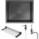 Кухонная мойка Roxen Uno 560210-54B-V 54x44 графит/вулканический песок