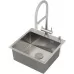 Кухонная мойка Roxen Simple 560220-50-V 50x48 сатин/вулканический песок