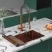 Кухонная мойка Roxen Uno 560210-54BR-V 54x44 бронза/вулканический песок