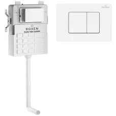 Инсталляция для унитаза Roxen 3в1 Attach 868658 клавиша белая