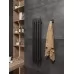 Полотенцесушитель электрический Маргроид Ferrum Inaro 4 СНШ (таймер), 100х12, 4 секции, 8 крючков, черный матовый