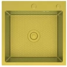 Кухонная мойка Frap FS5050-3 Decor-Золотой сатин