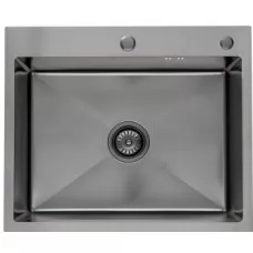 Кухонная мойка Frap FS6050-9 Decor-Оружейная сталь